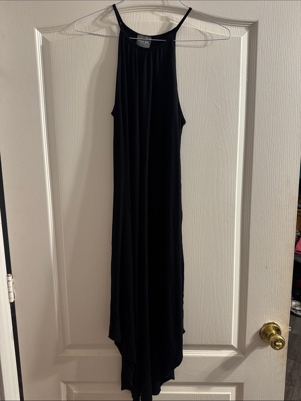 Olivia Rae Black Racerback Maxi Dress